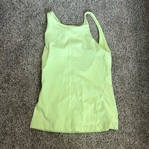 Lululemon green tank top size 10